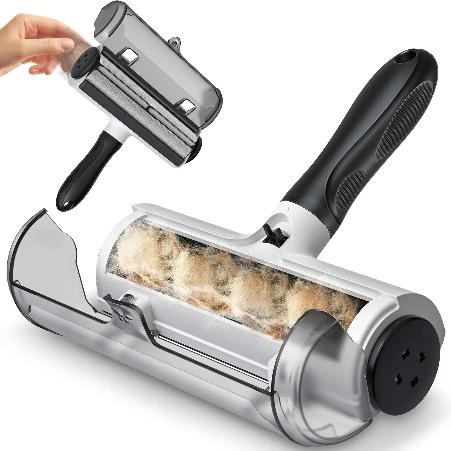 Belife Reusable Pet Hair Removal Tool - Ultimate Lint Roller for Effortless Hair Removal from Furniture, Clothes, and Car Seats