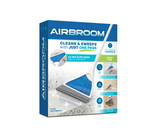 Revolutionary Air Broom - Versatile Lightweight Silicone Cleaner for All Surfaces, Pet Hair Removal & Indoor Cleaning!